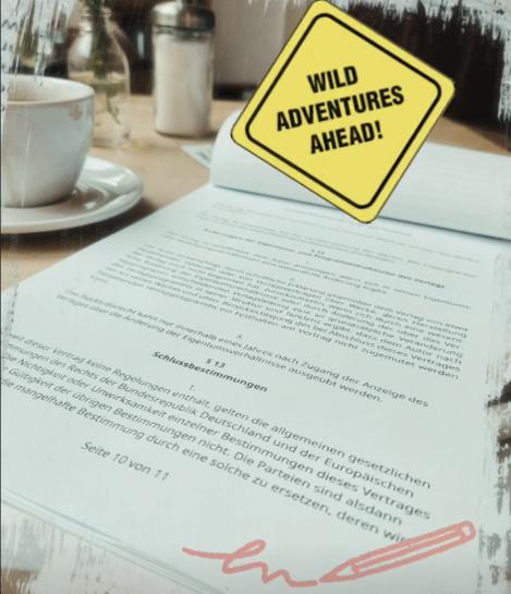 Vertragsunterschrift